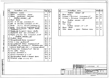 Состав фльбома. Типовой проект 420-10-8м.85Альбом 1 Архитектурно-строительный, санитарно-технический и электротехнический коплекты