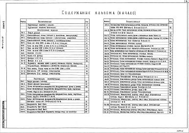 Состав фльбома. Типовой проект 901-3-234.87Альбом 4. Отстойники фильтры. Архитектурные решения, конструкции железобетонные и металлические 