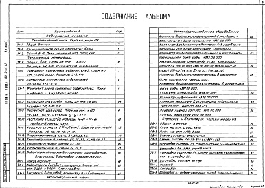 Состав фльбома. Типовой проект 901-3-207.85Альбом 1 Технологическая, санитарно-техническая части и нестандартизированное оборудование.