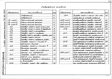 Состав фльбома. Типовой проект 701-04-119.84Альбом 1 Пояснительная записка.Технологические чертежи.Эскизные чертежи общих видов не типовых технологических конструкций.