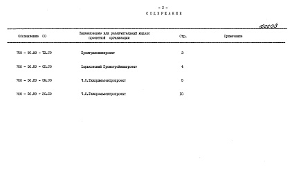 Состав фльбома. Типовой проект 708-50.89Альбом 3 Спецификации оборудования