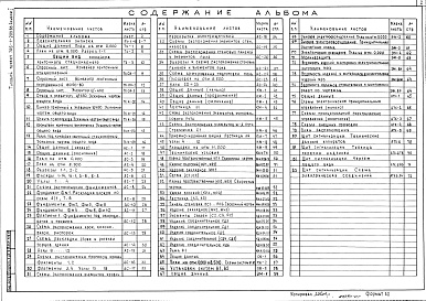 Состав фльбома. Типовой проект 705-1-203.86 Альбом 1 Пояснительная записка. Технология производства. Архитектурно-строительные решения. Конструкции металлические. Строительные изделия. Отопление и вентиляция. Силовое электрооборудование. Автоматизация технологии производства