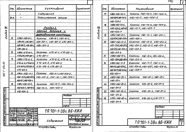 Состав фльбома. Типовой проект 701-1-39с.86Альбом 7 Индустриальные строительные изделия