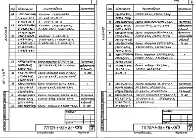 Состав фльбома. Типовой проект 701-1-39с.86Альбом 7 Индустриальные строительные изделия