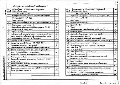 Состав фльбома. Типовой проект 407-3-585.90Альбом 2 Электротехнические чертежи (вариант со шкафами КРУ серии К-104). Строительные чертежи (вариант со шкафами КРУ серии К-104). Электротехнические чертежи (вариант со шкафами КРУ серии КМ-1м, КМ-1ф). Строительные чертежи (вариант со шкафами КРУ серии