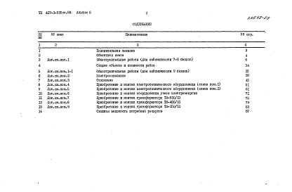 Состав фльбома. Типовой проект 407-3-526см.88Альбом 5  Сметы     