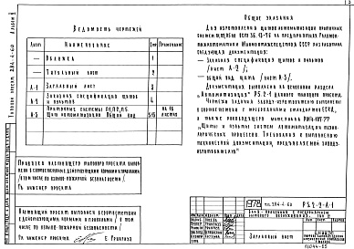 Состав фльбома. Типовой проект 284-4-60Альбом 5 Задание заводу на изготовление щитов автоматики.