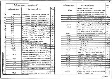 Состав фльбома. Типовой проект 407-3-423м.87Альбом 2  Архитектурно-строительные и электротехнические решения    