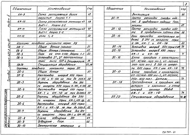 Состав фльбома. Типовой проект 407-3-421м.87Альбом 2  Архитектурно-строительные и электротехнические решения     