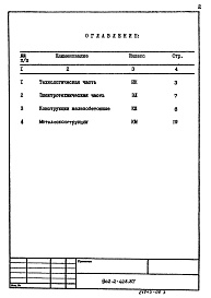 Состав фльбома. Типовой проект 902-2-428.87Альбом 8 Ведомости потребности в материалах     