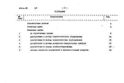 Состав фльбома. Типовой проект 405-4-90Альбом 3 Сметы