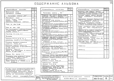 Состав фльбома. Типовой проект 902-2-260Альбом 8 Производственный корпус. Архитектурно-строительная часть   