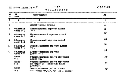 Состав фльбома. Типовой проект 902-2-343Альбом 7 Сметы Часть1 Часть2     