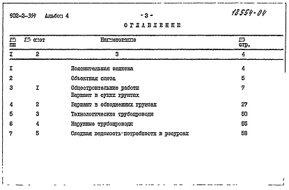 Состав фльбома. Типовой проект 902-2-354Альбом 4 Сметы