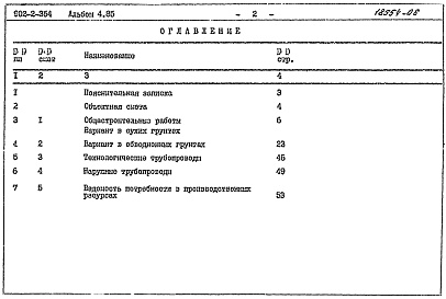 Состав фльбома. Типовой проект 902-2-354Альбом 4.85 Сметы