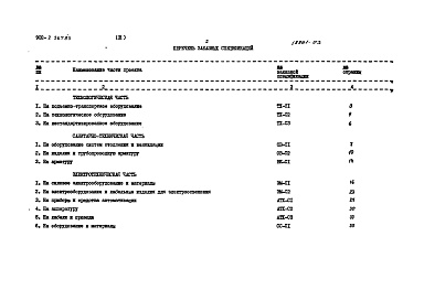 Состав фльбома. Типовой проект 902-2-367.83Альбом 3 Заказные спецификации