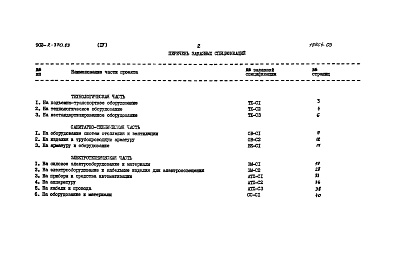 Состав фльбома. Типовой проект 902-2-370.83Альбом 4 Заказные спецификации