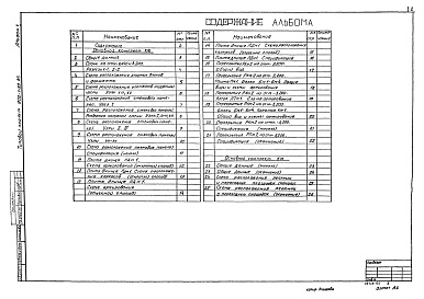 Состав фльбома. Типовой проект 902-1-99.85Альбом 5 Строительные решения. Подземная часть.          