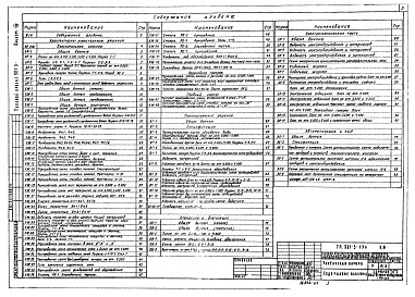 Состав фльбома. Типовой проект 901-3-136Альбом 8 Архитектурно-строительная, технологическая, санитарно-техническая и электротехническая части, связь и сигнализация 