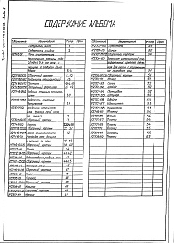 Состав фльбома. Типовой проект 406-9-266.83Альбом 1 Рабочие чертежи.