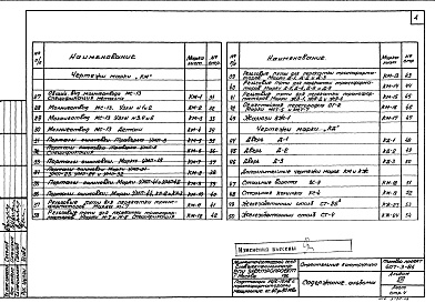 Состав фльбома. Типовой проект 407-3-86Альбом 13 Строительные конструкции.