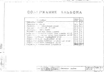 Состав фльбома. Типовой проект 902-2-90Альбом 1 Технологическая часть.