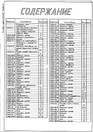 Состав фльбома. Типовой проект 406-9-255Альбом 1 Рабочие чертежи