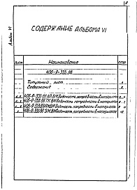 Состав фльбома. Типовой проект 406-9-333.88Альбом 6 Ведомости потребности в материалах.