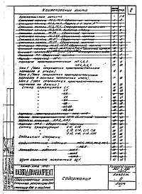 Состав фльбома. Типовой проект 902-2-288Альбом 4. Тип 1. Рабочие чертежи арматурных и закладных изделий для секции шириной 6м