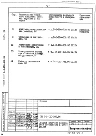 Состав фльбома. Типовой проект П-II-150-338.86Альбом 4 Ведомости потребности в материалах     