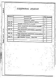 Состав фльбома. Типовой проект 406-9-200Альбом 3 Тепловой контроль и автоматика. Чертежи задания заводу-изготовителю