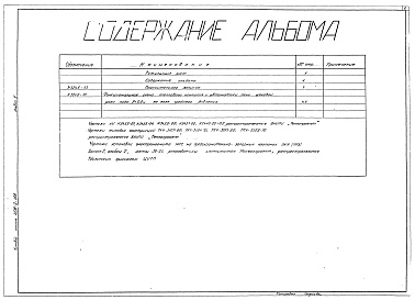 Состав фльбома. Типовой проект 406-9-169 Альбом 2 КИП и автоматика