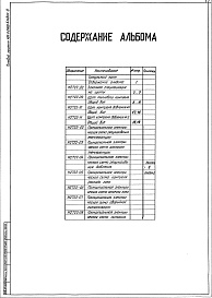 Состав фльбома. Типовой проект 406-9-258.83 Альбом 3 Тепловой контроль и автоматика. Чертежи задания заводу-изготовителю