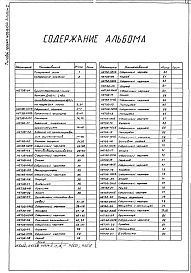 Состав фльбома. Типовой проект 406-9-244Альбом 1 Рабочие чертежи