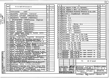 Состав фльбома. Типовой проект 113-17-84.85Альбом 1 Архитектурно-строительные, санитарно-технические и электротехнические чертежи