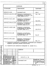 Состав фльбома. Типовой проект 135-01/1.2Альбом 37 Ведомости потребности в материалах. (ВМ)