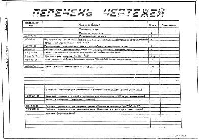 Состав фльбома. Типовой проект 406-9-91Альбом 2 Рабочие чертежи механизма подъема заслонки Q=220 кг; Н=600 мм, пневматического ТРН 5893