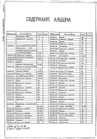 Состав фльбома. Типовой проект 406-9-240Альбом 1 Рабочие чертежи