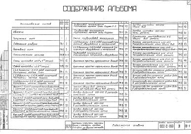 Состав фльбома. Типовой проект 902-2-169Альбом 3 Технологическая и механическая части