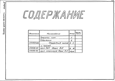 Состав фльбома. Типовой проект 406-9-271.83Альбом 3 Тепловой контроль и автоматика. Чертежи задания заводу -изготовителю