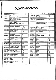 Состав фльбома. Типовой проект 406-9-260.83Альбом 1 Рабочие чертежи