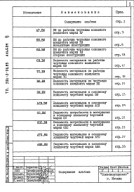 Состав фльбома. Типовой проект 294-3-36.85Альбом 6 Ведомость потребности в материалах    