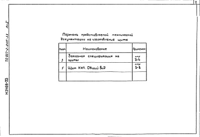 Состав фльбома. Типовой проект 907-2-245Альбом 2 Чертежи задания заводу-изготовителю