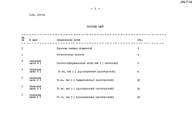 Состав фльбома. Типовой проект 320-14Альбом 2.84  Сметы    