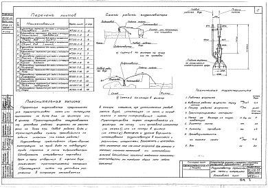 Состав фльбома. Серия ВС-02-33 АппаратыВыпуск 1 Гидроэлеватор переносный для песка и антрацита. Рабочие чертежи.