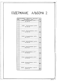 Состав фльбома. Типовой проект 00-0-6.88Альбом 2. Аккумуляторные шкафы.