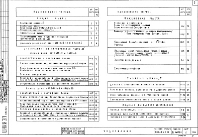 Состав фльбома. Типовой проект 1-468А-6Альбом 11 Встроенная часть предприятий обслуживания Блока 1 в торцах жилых домов Часть 4