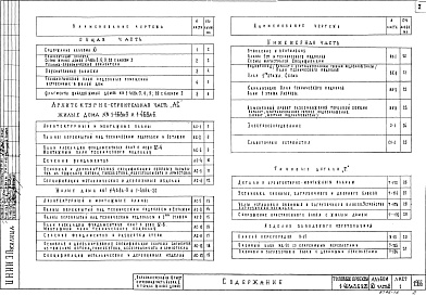 Состав фльбома. Типовой проект 1-468А-9Альбом 11 Встроенная часть предприятий обслуживания Блока 1 в торцах жилых домов Часть 6