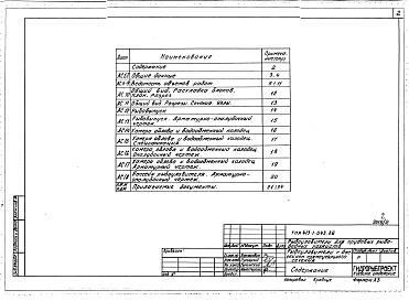 Состав фльбома. Типовой проект 413-1-043.86Альбом 2 Рыбоуловители с бассейном прямоугольного сечения