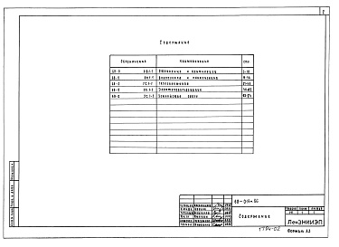 Состав фльбома. Типовой проект 68-019м.86Альбом 6 Г. Газопровод